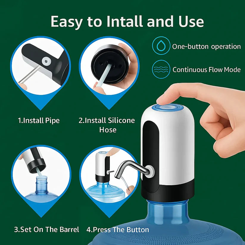 AUTOMATIC SMART WATER & OIL DISPENSER.