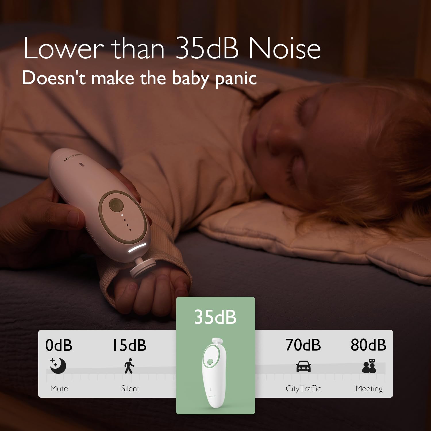 Genuine Electric Rechargeable Baby Nail Trimmer